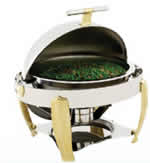 chafing dish polish stainless steel
