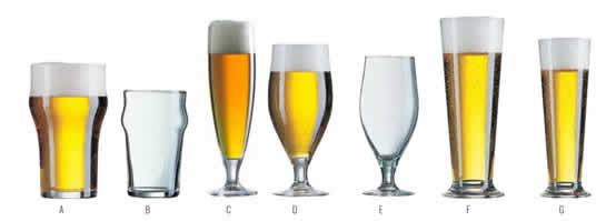 Arcoroc Beer Glasses