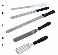 ICING SPATULAS / PALLET KNIVES
