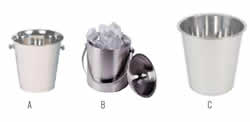 Stainless Steel Ice Buckets