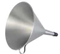 Round Stainless Steel Funnel